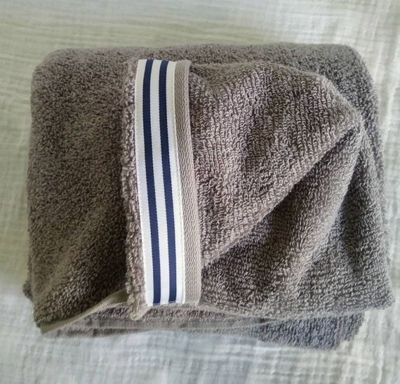 grey baby towel
