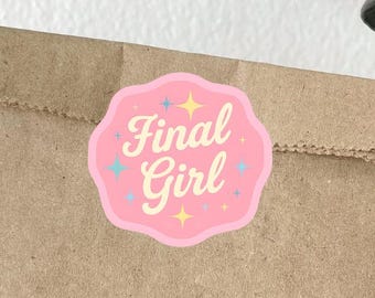 Adesivo Final Girl - Rosa