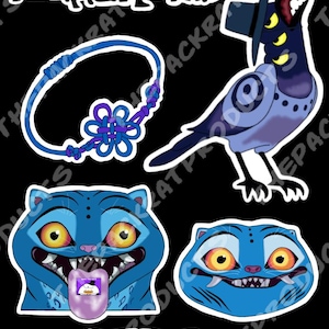 Kpop Demon Hunters vinyl stickers version 1