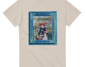 Camiseta "Dos Hermanas" de Renoir: Camiseta gráfica de arte impresionista