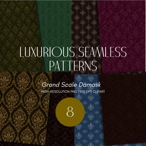 Donkerbruin damast digitaal papier, oud geld vintage behang, luxe naadloos Victoriaans patroon, donkere academische achtergrond