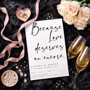 Wedding After-Party Canva invitation Template, Reception Card, Elopement Announcement, Happily Ever After