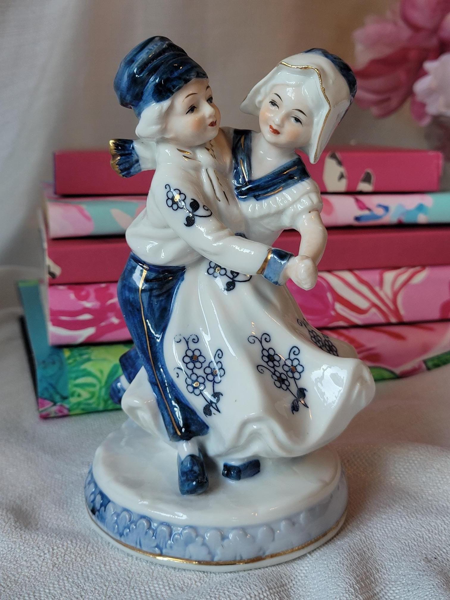 Porcelain Dancing Couple - Etsy