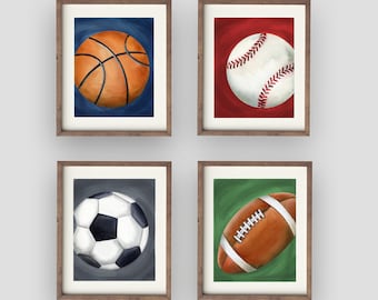 sports wall decor for nursery