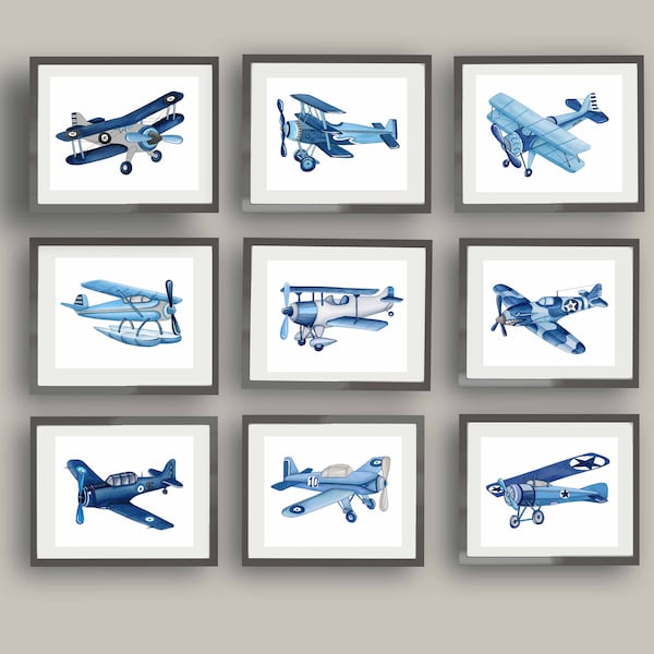 Airplane Nursery Bedding Etsy