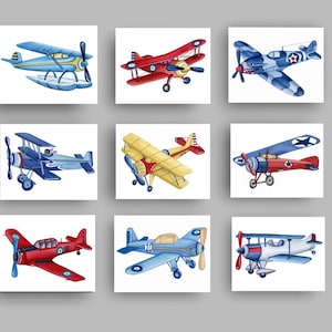 airplane wall art decor, boys transportation art, airplane bedding art prints, transportation wall art decor