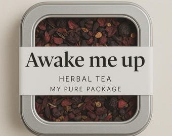 Peach Green Energy Herbal Tea with Ashwagandha Peppermint | Natural Focus & Calm Tea Blend