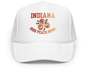 2026 Peach Bowl, Universidad de Indiana Hoosiers - Gorra de camionero de espuma