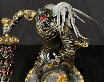 Elden Ring Maliketh Statue - High Quality 14K Resin Figure - Hand Painted Maliketh Figurine - Dark Fantasy Collectible