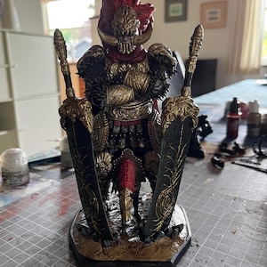 Radahn Statue – Elden Ring – Hand Painted 14K Resin Figure – Soulsborne Collectible