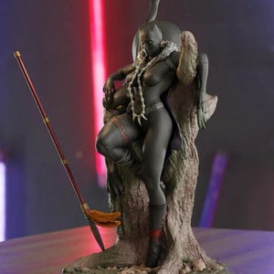 Shuri Statue – Hand Painted 14K Resin Figure – Black Panther Wakanda Princess Collectible