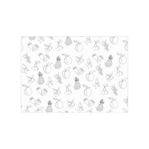 Chic Obst ungerahmt Drucke | Minimalistische Wandkunst, botanisches Dekor, dekorative Poster für Zuhause, Geschenk für Naturliebhaber, Galeriewand