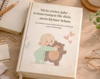 Mein erstes Jahr - Erinnerungen für dich, mein kleiner Schatz (druckbares Buch)