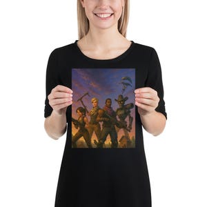 Epic Gamer Poster | Battle Royale Wall Art | Cool Gift for Gaming Fans