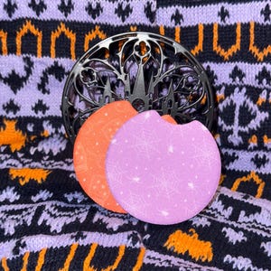 Spooky Halloween Car Coasters