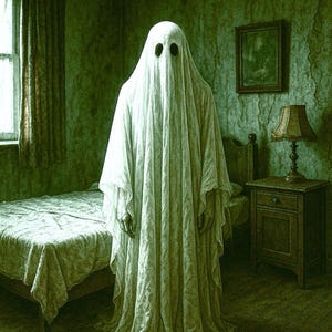 Scary Ghost Images: Spooky Halloween Haunted House Decor (Digital Download)