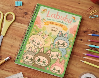 Labubu Character Coloring Book for Kids
