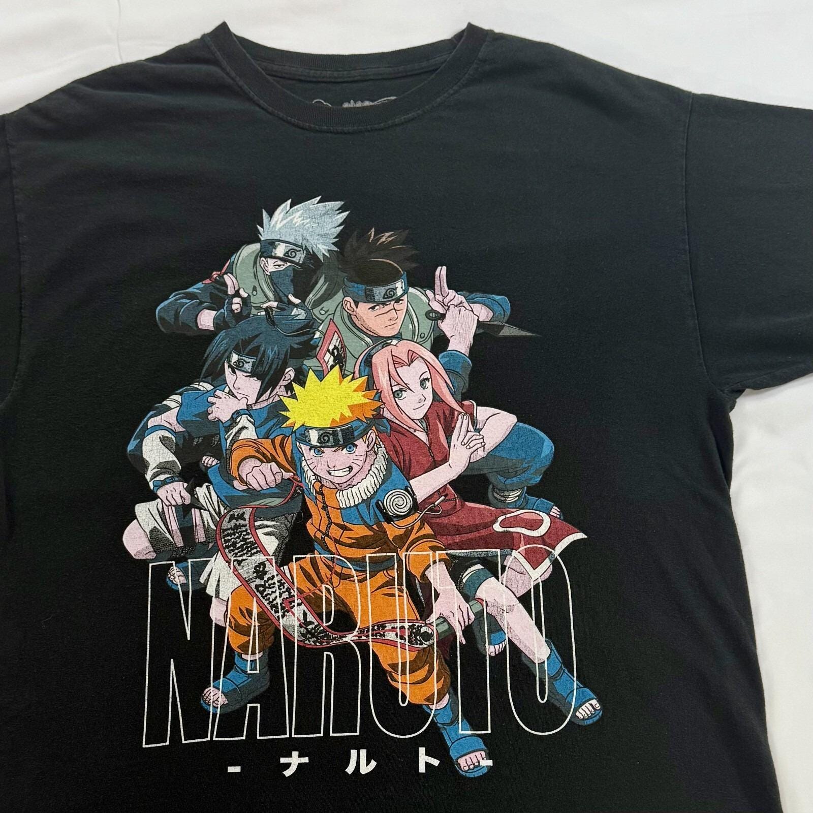 ☆【希少】NARUTO ナルト チーム 7 バンダイ アニメ マンガ シャツ☆ Team 7 Naruto Shirt - Etsy