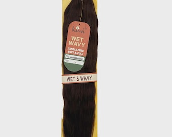 18" Wet Wavy Deep Bulk Human Hair | Soft Natural Waves