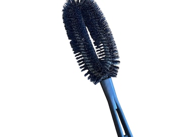 Vintage Stanley Products 10" Lint Garment Clothes Upholstery Brush Brown Handle