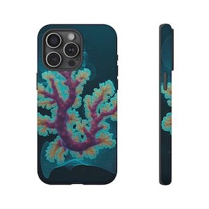 AQUA PULSE(2) Coral Reef Design, Tough Cases, Ocean-Inspired, Beach Vibes, Unique Gift for Nature Lovers, Tropical Phone Cover