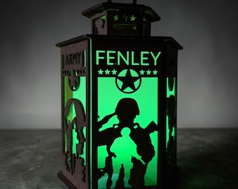 Army Military Forge Lantern