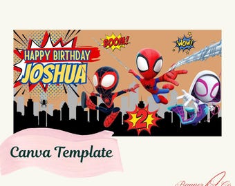 Hero Birthday Banner