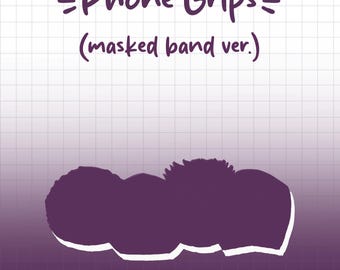 Masked Band Chibi Phone Grips