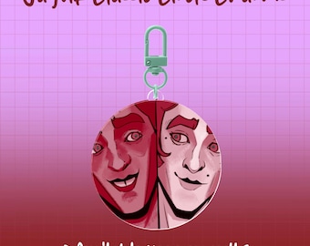 Jayvik Valentine Keychain & Button | Limited Heart Edition Jayce x Viktor Charm