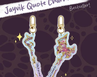 Jayvik Holographic Keychains - Viktor & Jayce