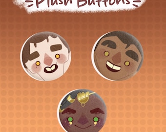 Arcane Jayvik Plush Button Pin