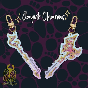 Arcane Viktor & Jayce Holographic Keychains