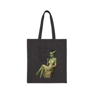 Bride of Frankenstein Tote Bag Pinup and Monster Lovers