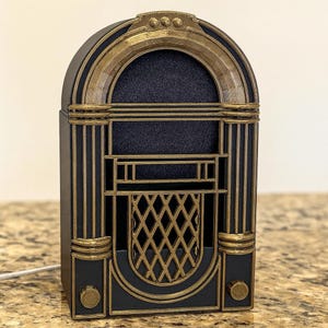 Retro Jukebox Smart Speaker Holder • Google Home Mini, Echo Dot Stand