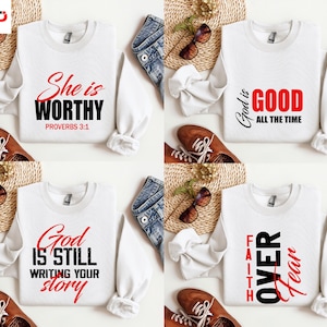 Christian SVG PNG Bundle, Christianity Shirt design, Religious svg Cut Files, Faith-Based Sayings, Christian Quote Png, Digital