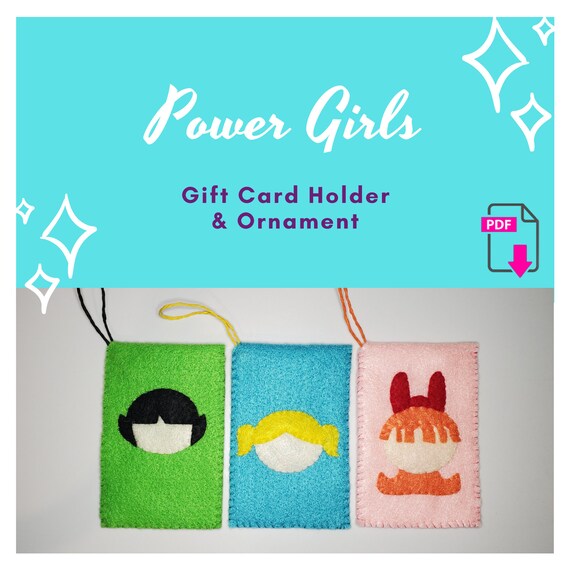 Girl Power Gift Card Holder and Ornament PDF Pattern - Etsy