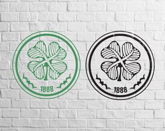 Pacchetto logo SVG del Celtic FC / Logo del Glasgow Football PNG, download immediato per Cricut