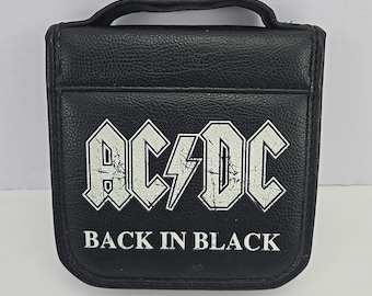 AC/DC Back in Black CD Storage Binder (Holds 24 Discs)