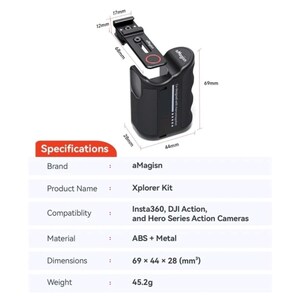 AMagisn Xplorer Kit Handle Grip For Insta360 /DJI /GoPro Action Camera Accessory image 15