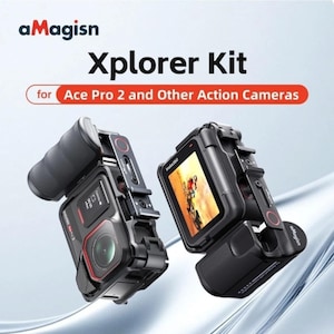 AMagisn Xplorer Kit Handle Grip For Insta360 /DJI /GoPro Action Camera Accessory image 1