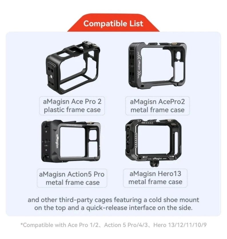 AMagisn Xplorer Kit Handle Grip For Insta360 /DJI /GoPro Action Camera Accessory image 10