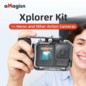 AMagisn Xplorer Kit Handle Grip For Insta360 /DJI /GoPro Action Camera Accessory image 5