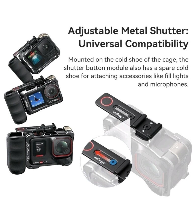 AMagisn Xplorer Kit Handle Grip For Insta360 /DJI /GoPro Action Camera Accessory image 9