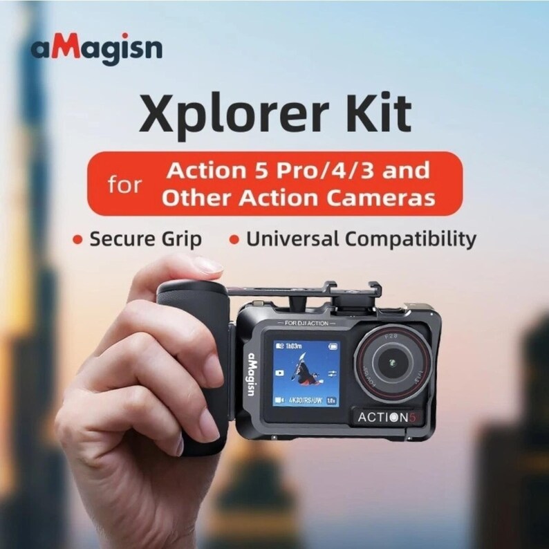 AMagisn Xplorer Kit Handle Grip For Insta360 /DJI /GoPro Action Camera Accessory image 3