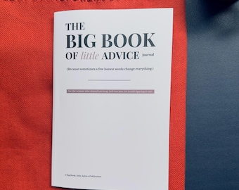 The Big Book of Little Advice – Divorce Recovery Journal for Women | Guided Healing & Self-Reflection Workbook