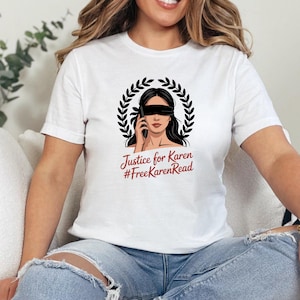 Justice for Karen Shirt, Free Karen Read Tee, Canton MA Corruption T-Shirt, FKR Trial Support Shirt, True Crime Protest Graphic Tee