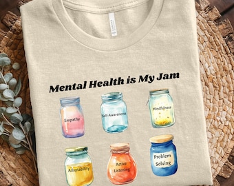 Mental Gesundheit Therapeut Tee: Achtsamkeit & Einfühlungsvermögen Geschenk