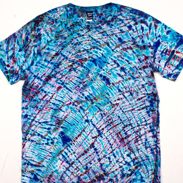 L Shibori Men's T Shirt DdarkJade