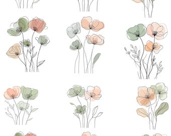 Abstract Flowers