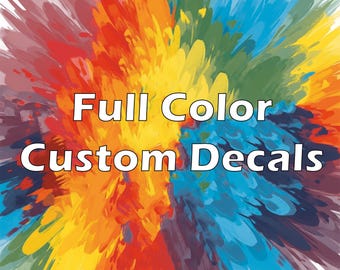 Full Color Custom Decals
